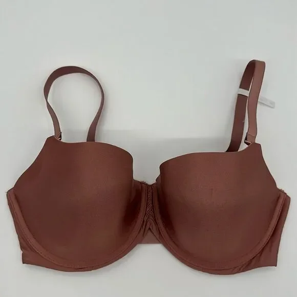 Aerie Bra Womens 36D Balconette Rose Pink Underwire - Picture 1 of 12